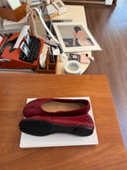 Red Flats - Leather