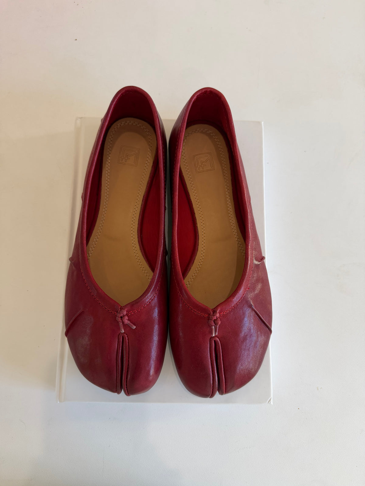 Red Flats - Leather